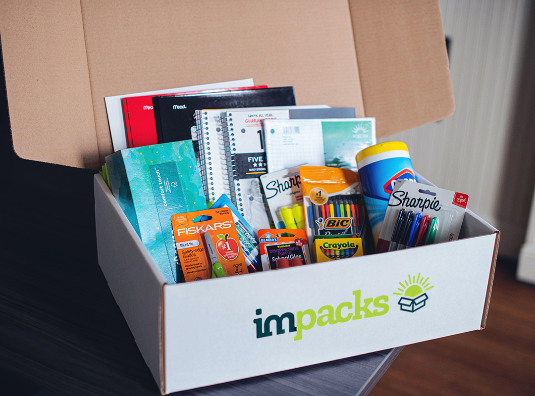 Impack-kit-full-of-school-supplies